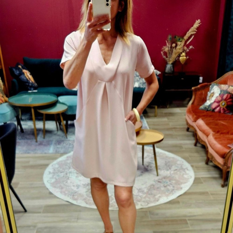 7875 ROBE COL V AMPLE MANCHE COURTE CITY ROSE POUDRE