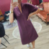 8047 ROBE PUSTI VNECK FIG